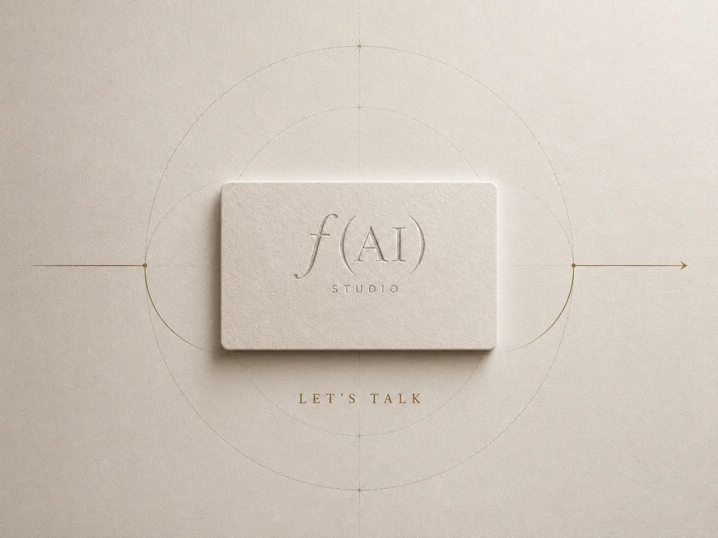 f(AI) logo card